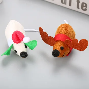 

4pcs Mouse Dolls Cat Playing Props Cat Teaser Interactive Toy Random Color