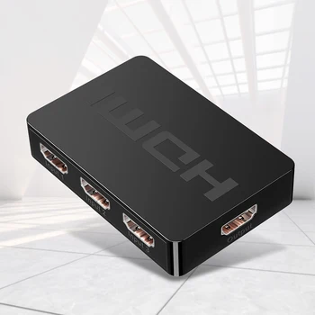 

Switch Box Installa Remove Convenient Simple HW-HD301M 1080P HDMI Switcher 3x1 HDMI Selector with Remote Control