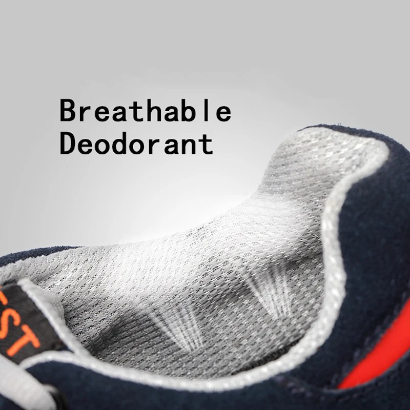 Dropshipping Breathable Men Shoes Steel Toe Boots Puncture Proof Work Safety Shoes Outdoor Boots Men Safety Shoes Indestructible