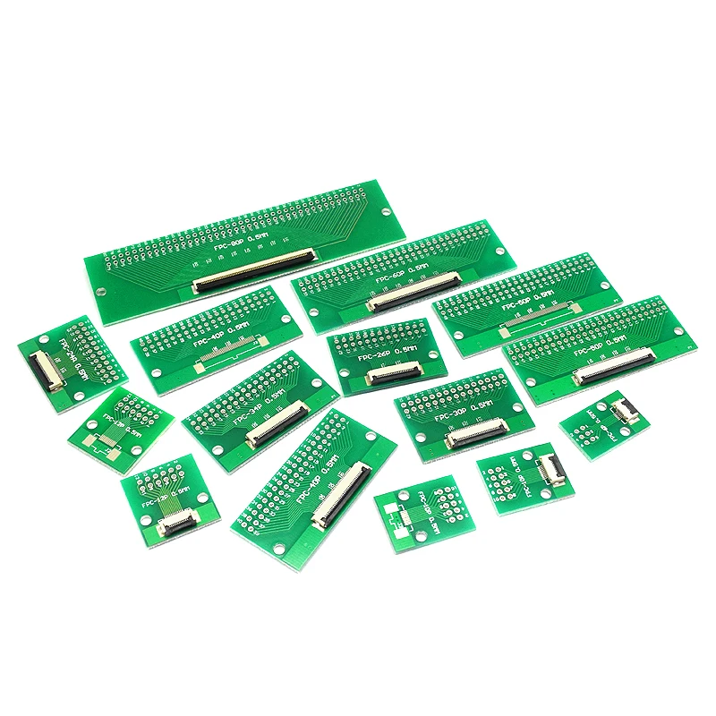 FPC/FFC flat cable transfer plate directly inserted 0.5MM 1MM spacing wire connector terminals wire connector electrical connectors electrical connector cable connector 6P/8P/10P/20P/30P/40P/60P