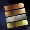 10pcs Laser Engraving Name Badge Holder Round Corner Gold Color Stainless Steel Badge Blank Material 70x20mm ► Photo 2/6