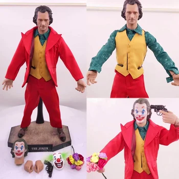 

Movie Joker Figure Anime Toy HC 1/6 Clown Figure Action Figure Clown Comedian Jacques Phoenix Head Sculpt Full Set Model Figures