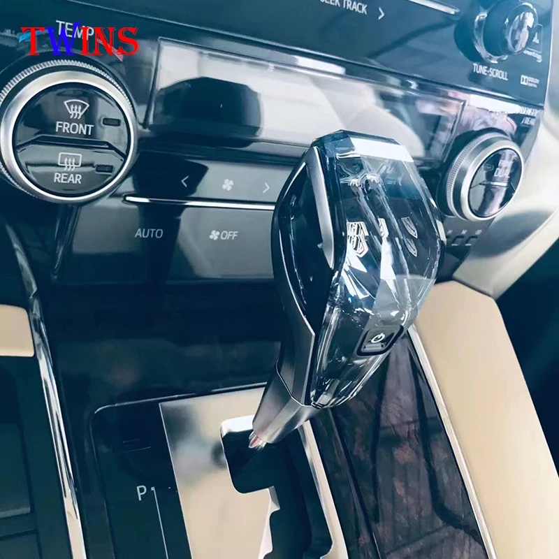 

For toyota Vellfire Alphard LM Crystal button one-button start Crystal Gear Shift Knob handle
