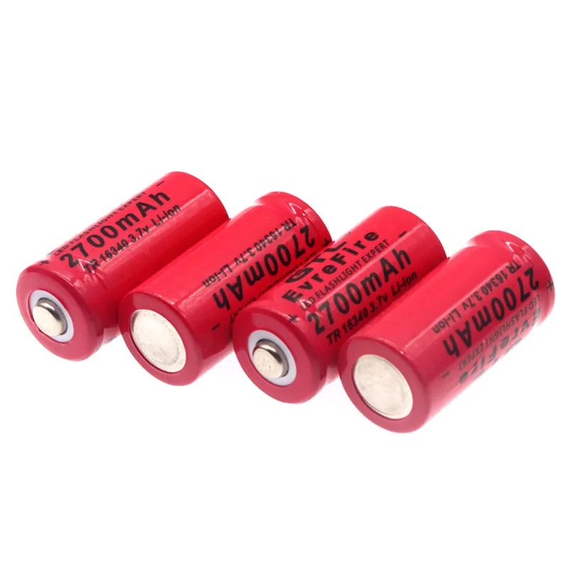 Зеленый 2700mAh перезаряжаемый 3,7 V литий-ионные 16340 батареи CR123A аккумулятор для светодиодного фонарика путешествия настенное зарядное устройство для 16340 батареи - Цвет: Зеленый