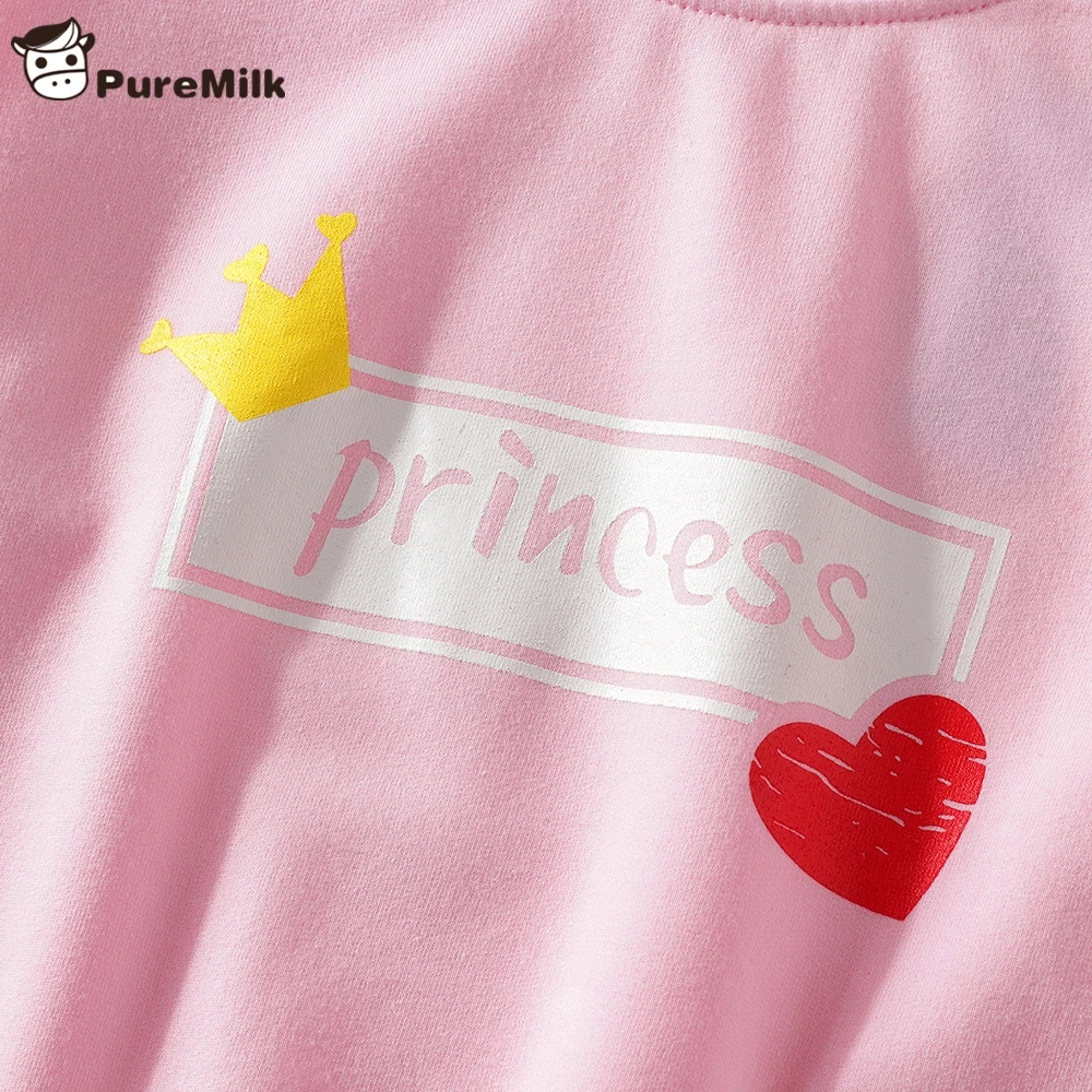 PureMilk/комплект одежды для детей; теплый спортивный костюм; комплект повседневной одежды; Розовая Одежда для девочек