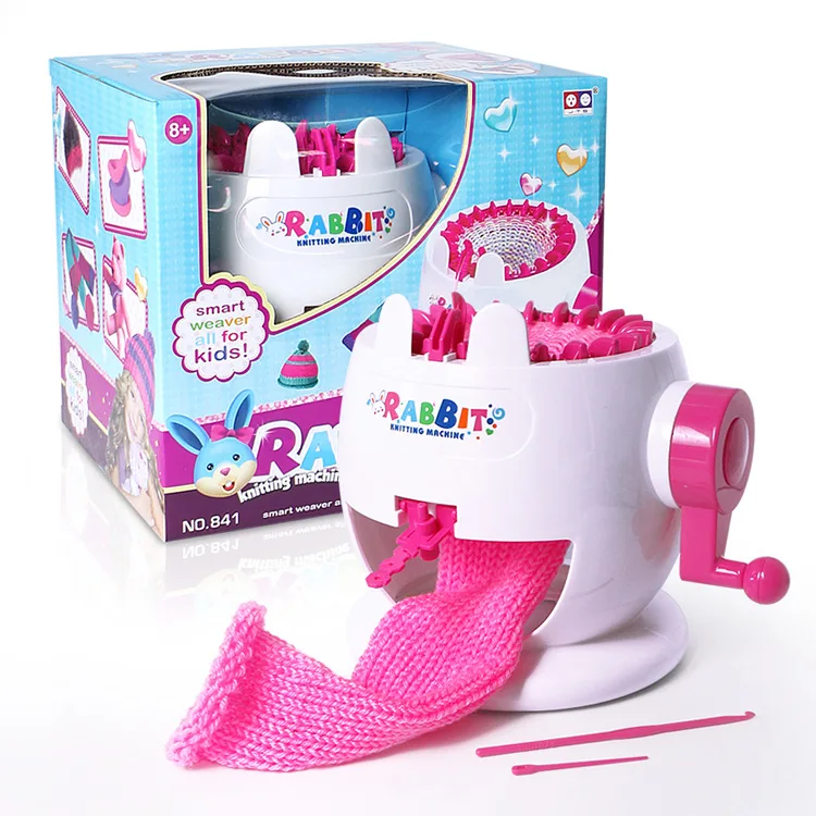 Wool Knitting Weaving Machine Creative DIY Girl's Toys Cap Scarf Sock  (10)