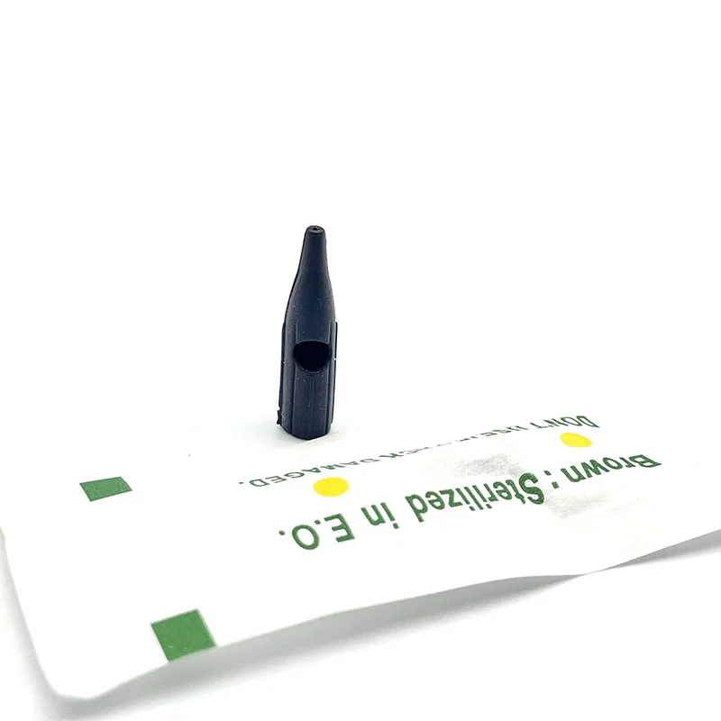 50 PCS NeedleTips Black 1RL/3RL Needle Caps For Permanent Makeup Dragon/Mosaic/Merlin Tattoo Machine