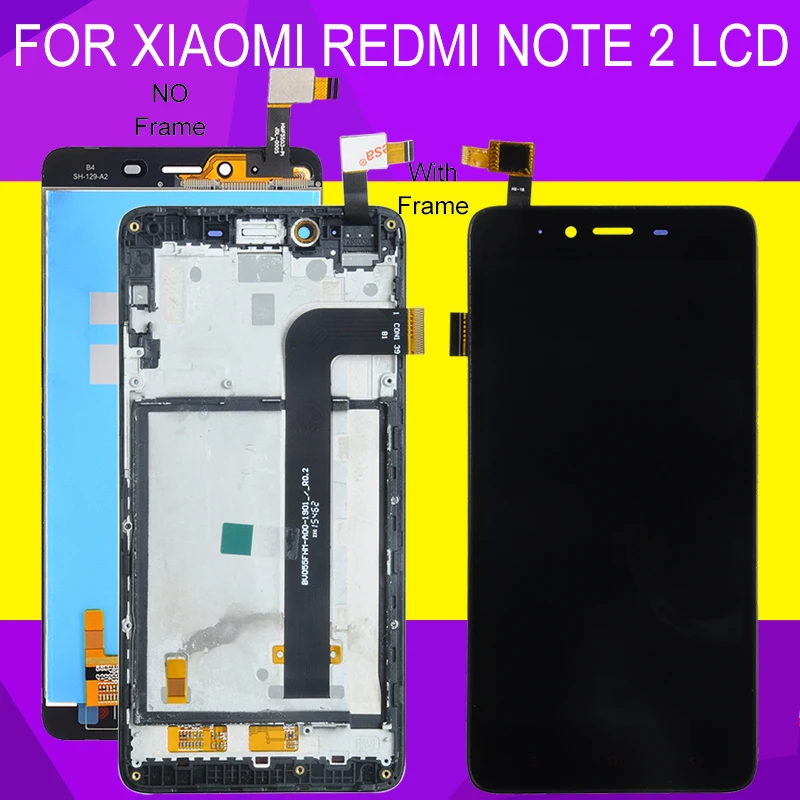 HH AAA для Xiaomi Redmi Note 2 ЖК дисплей с сенсорным экраном дигитайзер сборка Замена