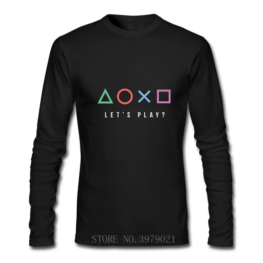 Ретро PS логотип Футболка Xbox Vedeo игровой playstation футболка Для мужчин в стиле хип-хоп