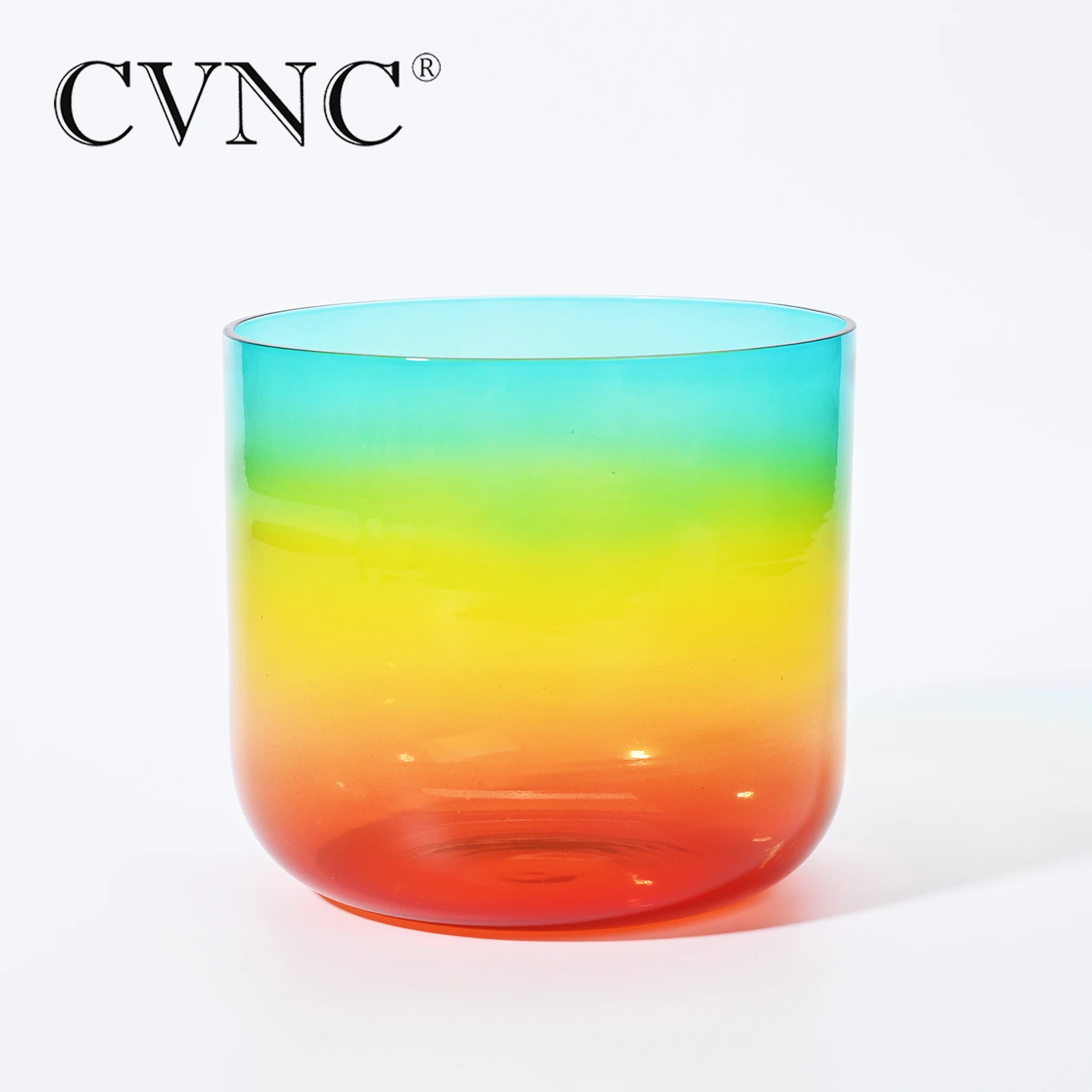 

CVNC 6" or 7" Clear Rainbow Note G Throat Chakra Quartz Crystal Singing Bowl