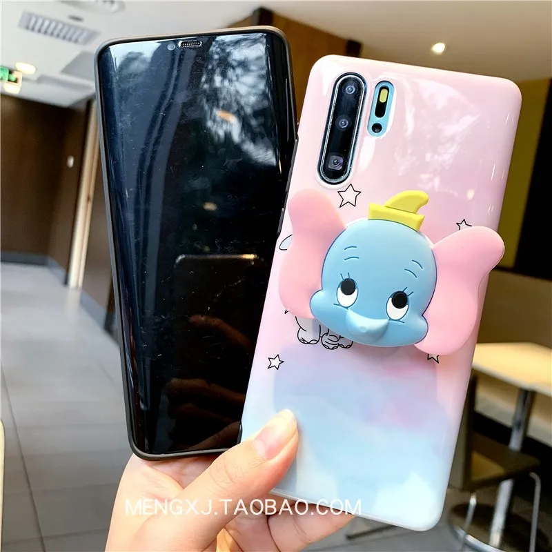 Для huawei P30 pro/P20 P10 мягкий чехол с облаками чехол со слоном для mate20pro nove5/5pro/nova 4 3 2s 3E Подарочный чехол 3D держатель