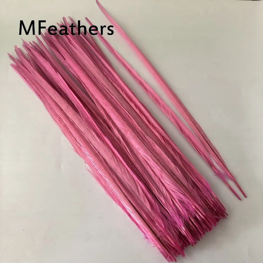 MFeathers 100 шт яблоко зеленое окрашенное Ringneck перо фазана 50-55 см 20-2" натуральный леди Амхерст хвосты фазана оперение карнавал