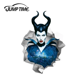 

JumpTime 13cm x 9.2cm For Maleficent Decal Car Bumper 3D Sticker Rear Windshield Decal Waterproof Car Accessories Window
