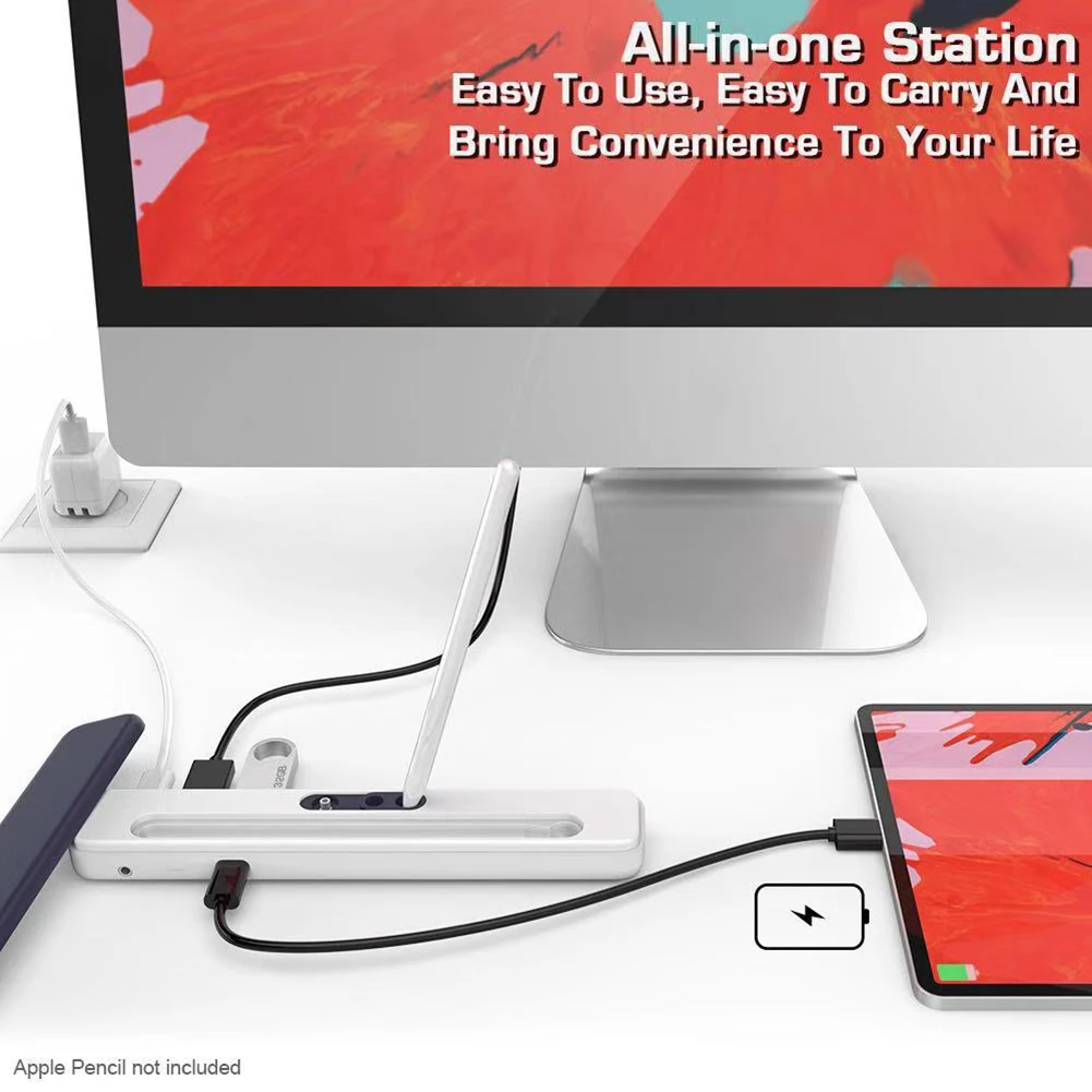USB C концентратор A-HDMI USB 3,0 RJ45 PD зарядный usb-хаб для samsung S8 S9 huawei P2 чехол-карандаш для iPad планшета стилус