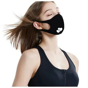 

5pc/10pc Face Mask Men Women Printed Ice Silk Breathable Dust-proof Windproof Foggy Haze Pollution Mouth Mask Mascarillas