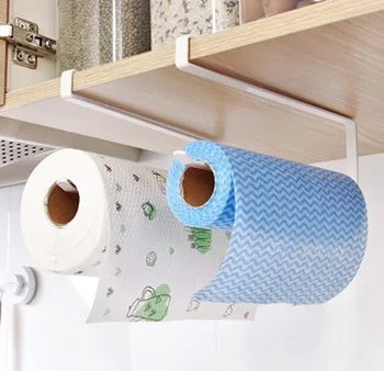 

Cabinet Hanging Tissue Rack Storage Rack Iron Cabinet Partition Layer Storage Rack Roll Stand Kitchen Paper Holder