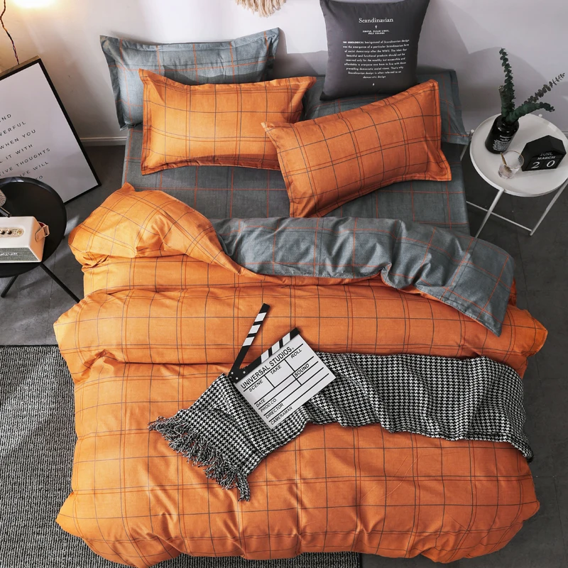

Classic Red Christmas Snowflake Bedding Set Unicorn Bed Linen Duvet Cover Flat Sheet Pillowcase Sets Queen King Twin Full Size