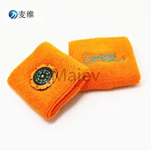 Новые продукты горячие продажи на открытом воздухе для компаса наручный ремешок Спортивные поглощающие пот наручные Защитные настраиваемые, с логотипом крест-границы поставки