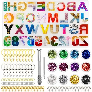

Letter Resin Mold Back Alphabet Silicone Mold for Making Resin Key Chain, Pendant Jewelry, Epoxy Resin Crafts.