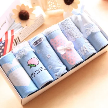 

Strawberry Women Panties Lady Cotton Underwear Japanese Kawaii Girls Breathable Seamless Low Waist Briefs Underwear C0105