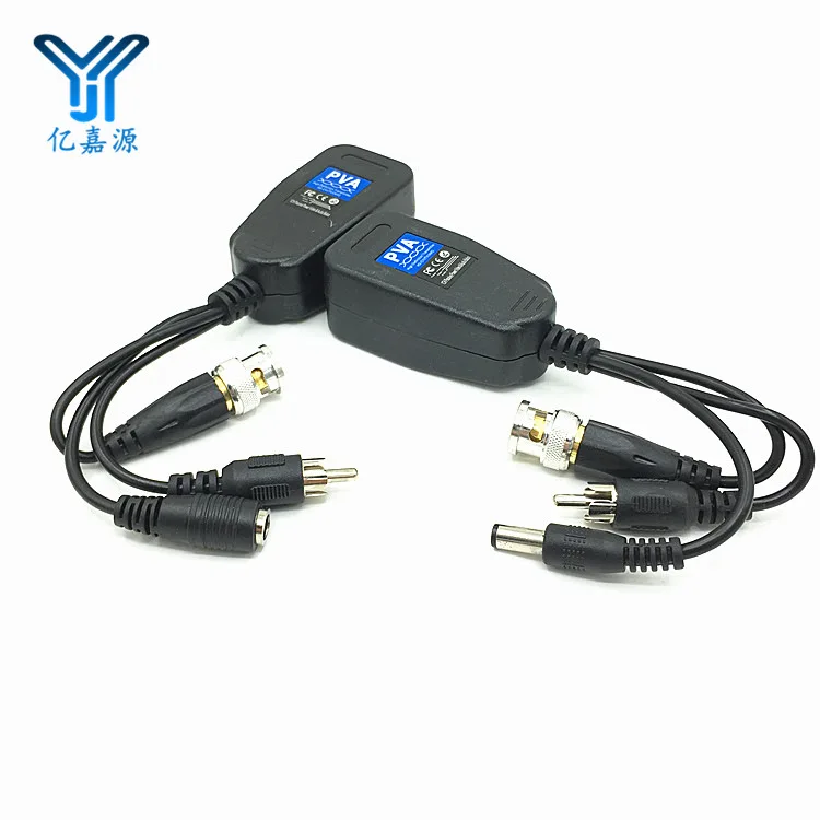 

Coaxial tvi cvi Video power utp Balun Power Supply Video Audio Three-in-One Transmitter