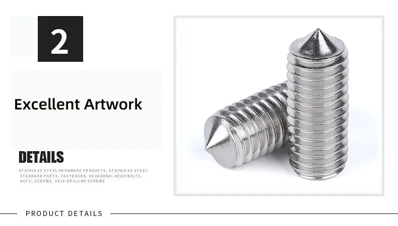 304 Flat hex head self tapping detail 4