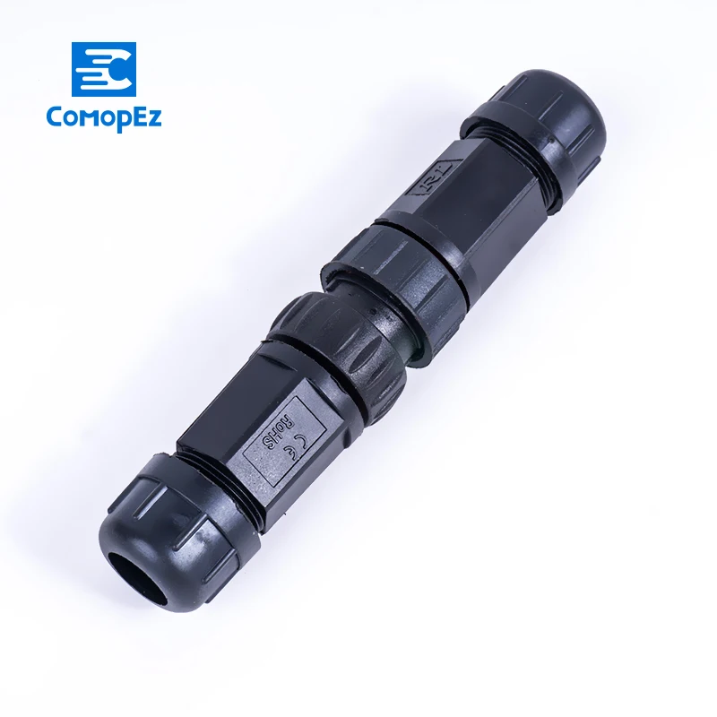 M19 Assembled Waterproof Electrical Cable Connector Plug Socket IP68 2 3 4 5 6 7 8 9 10 Pin Connectors for Security Equipment