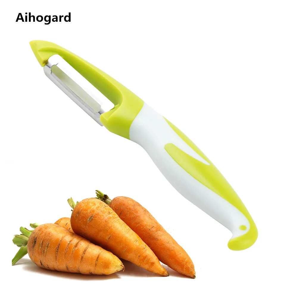 

2019 New Vegetable Cutter Potato Peeler Stainless Steel Smooth Serrated Blade Fruit Melon Slicer Grater Kitchen Gadgets Dropship