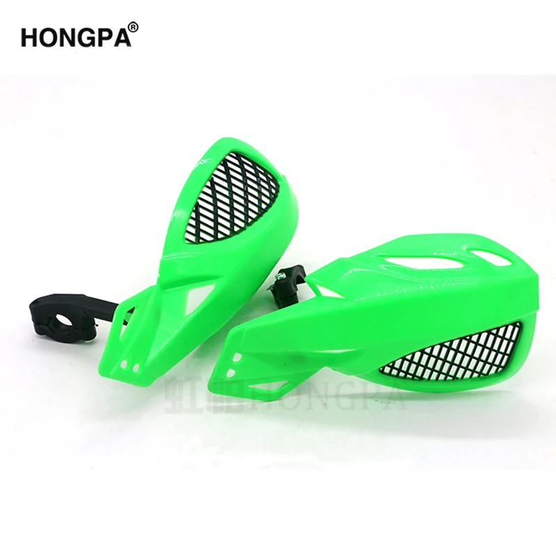 Зеленый Мотоциклетная защита для рук для Kawasaki Suzuki Honda Yamaha KTM SX EXC XCW SMR мото байк квадроциклы 22 мм руль - Цвет: Зеленый