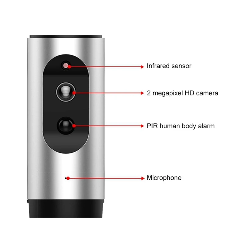 Low-Power Wireless Battery Smart Camera Supports Night Vision 360-Degree Wireless Wifi Surveillance Camera