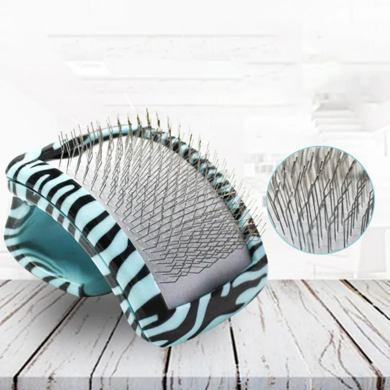 Расческа для стрижки собак, щетка для кошек из нержавеющей стали, расчески для собак и кошек, принадлежности для домашних животных, щетка для ухода за домашними животными