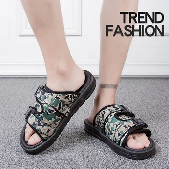 

Sandals Men Student Light Sandalias Hombre Water Beach Sandals For Male Summer Beach Shoes Anti-slid Breathable Flats Slippers