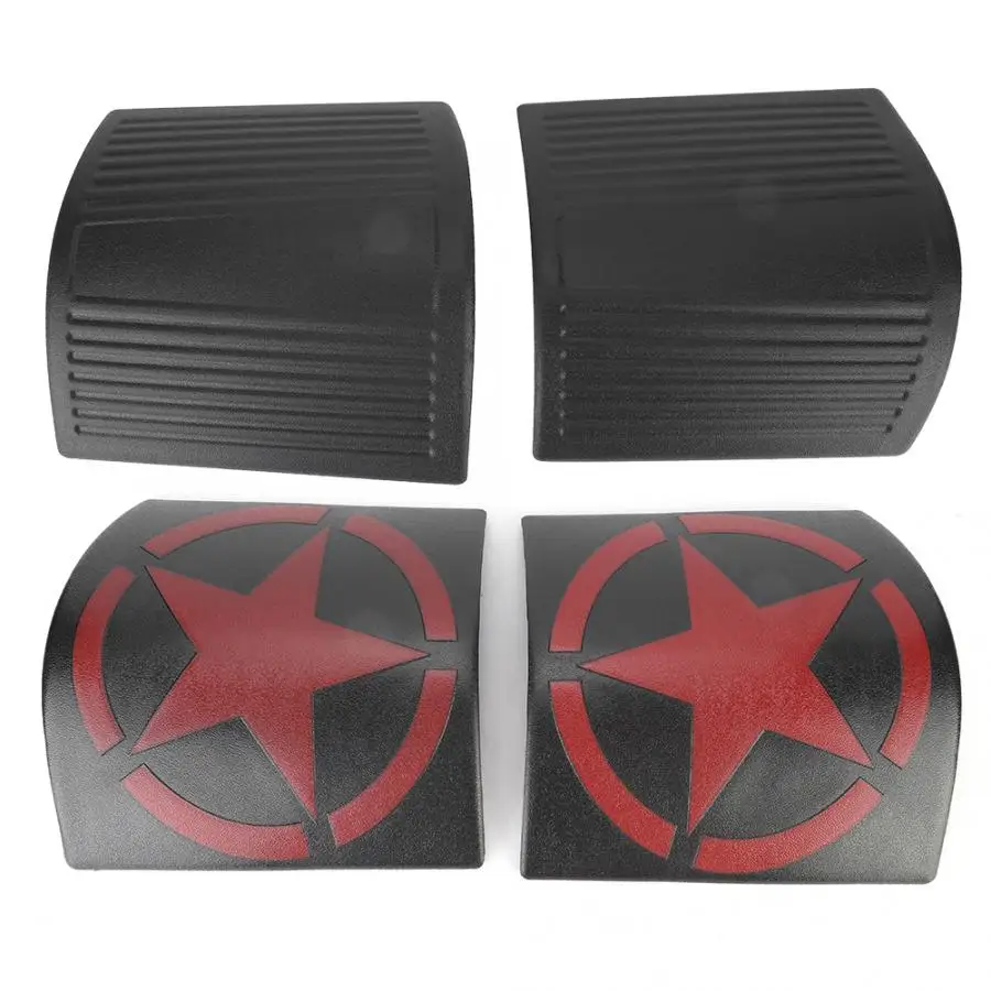 1 пара боковые Угловые накладки для Jeep Wrangler JK 2007 2008 2009 2010-2017 | Автомобили и