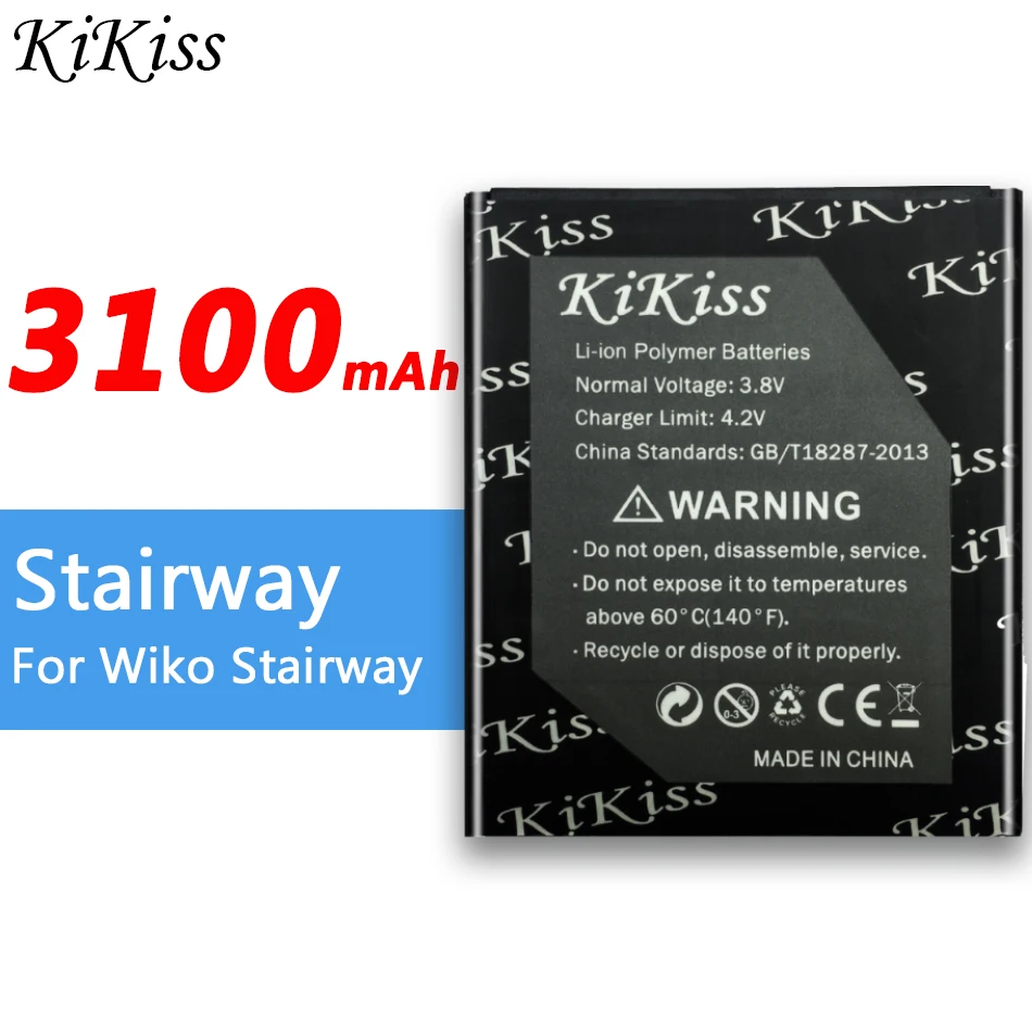 Для Wiko Stairway 3100 мАч смартфон с высокой емкостью Аккумулятор для Wiko Stairway