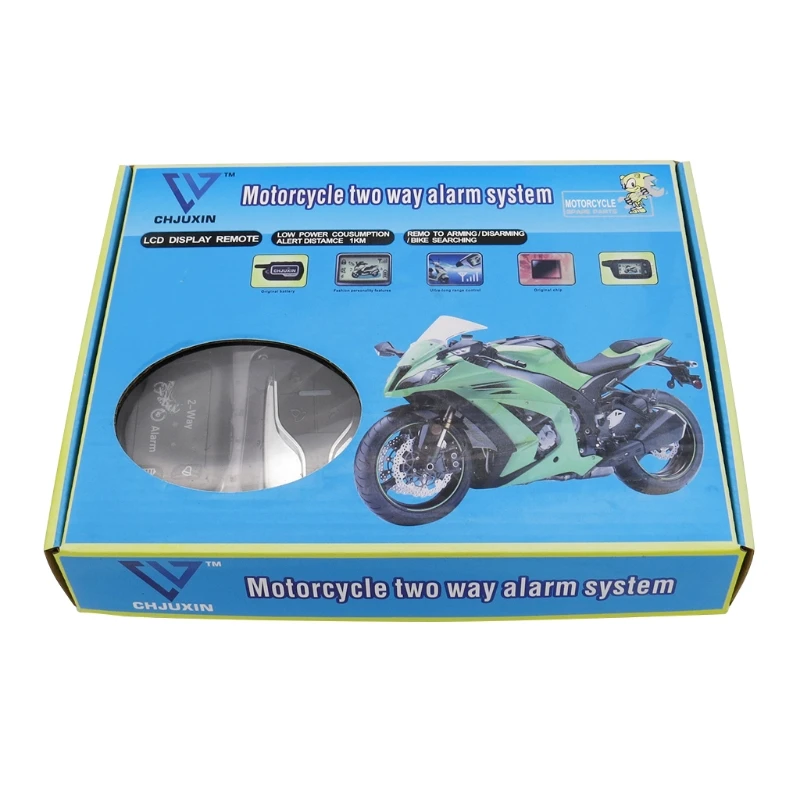 2 Way Anti-theft Alarm Systems Warning Alarm with Remote Control for Motorcycle Motorcycle Alarm Wireless Vibration Alarm Anti Theft Alarm