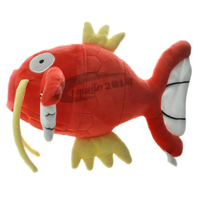 Takara Tomy Покемон Плюшевые игрушки животных Magikarp красная рыба кукла подарки на день рождения 58 см PP Хлопок