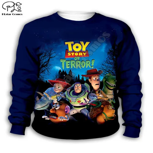 Kids sweatshirts Дети мальчик девочка История Игрушек 4 Террор Хэллоуин костюм 3d печати толстовки с длинным рукавом тыква летучая мышь Свитшот лето - Цвет: Kids sweatshirts