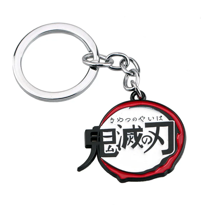 Demon Slayer Kimetsu no Yaiba брелок в стиле аниме брелок Brinco клинок призрака колье Kamado Tanjirou косплей ювелирные изделия
