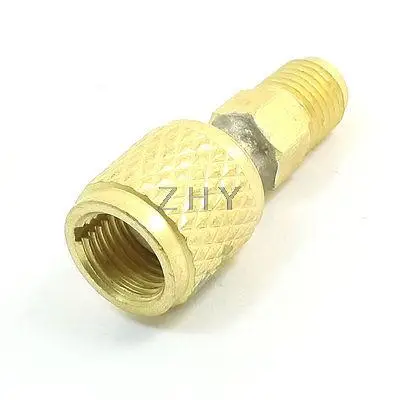 

1/4PT Male to 1/4PT Female Brass Air Conditioner Adapter Coupler Fitting