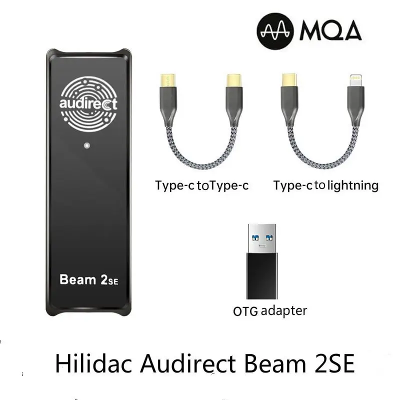US $89.99 Hilidac Audirect Beam 2SE ESS9281 MQA Decoding 32Bit 384kHz HiRes HiFi Portable USB DAC Headphone Amplifier Beam2 SE