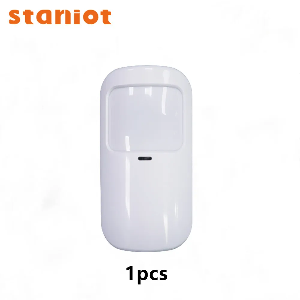 anti lost alarm Smart WiFi Infrared Detectors PR110 Wireless PIR Motion Sensor 433Mhz For GSM Home Security Alarm Support Tuya smart Life APP voice alarm sounder Alarms & Sensors