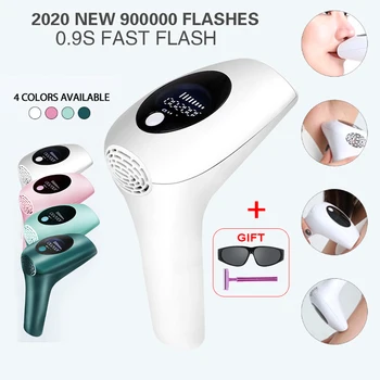 

2020 New Laser Epilator 900000 Flashes Permanent IPL Photoepilator Hair Removal Depiladora Painless Dropship