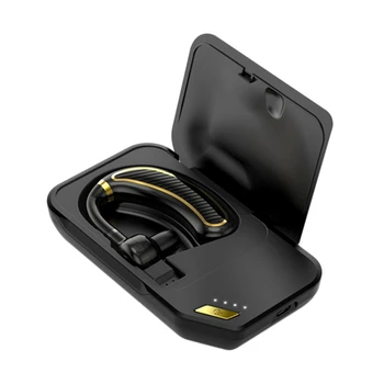 

K21 Bluetooth Headphones Vehicle-Mounted Ear-Mounted Super-Long Standby Auto Broadcast Name Headset with Charging Box