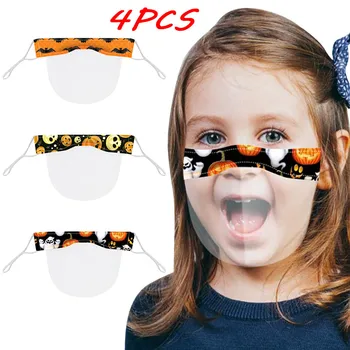 

Face Shield Protective Transparent Kids Mask Plastic Anti-fog Wearable Hat Face-Shielding Windproof Mouth Mask Face Shield Mask