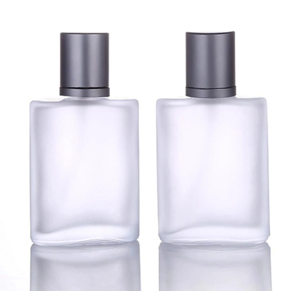 

5pcs/lot 30ml 50ml Perfume Bottle Aluminum Pump Sprayer Glass Perfume Atomizer Bottle Travel Empty Cosmetics Container