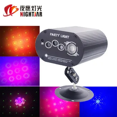 48 pcs Double Hole Mini Red Green Blue Laser Light Stage Room Disco Nightclub Bar | Лампы и освещение