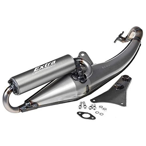 Exhaust pipe/sports Giannelli Extra V2 for Minarelli horizontal/SR50 WWW -  Ovetto - AliExpress