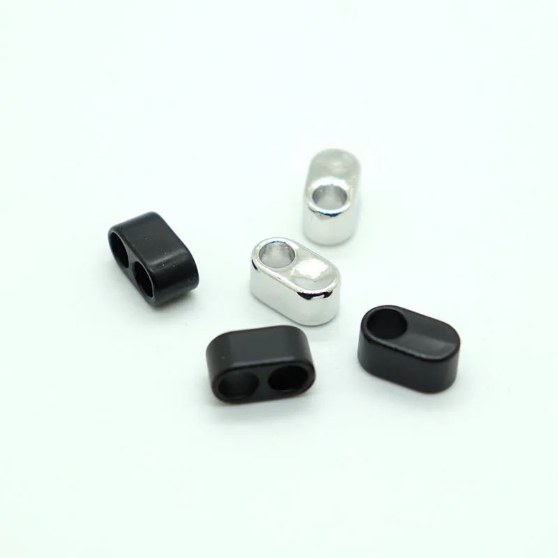 Alloy Metal Beads for Jewelry Making Black Silver DIY Bracelet Necklace