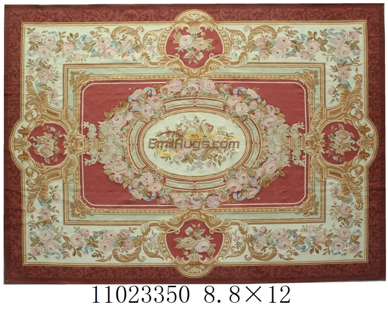 Ручной работы aubusson ковер спальня маленький роскошный, Классический Двор гостиной дверь