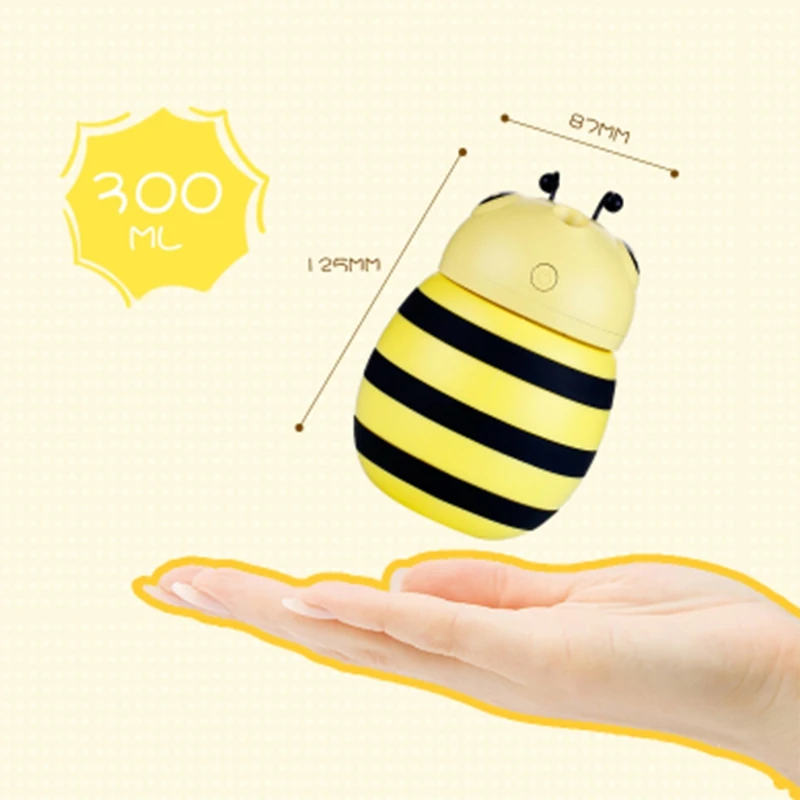 Креативный мини рюкзак с изображением пчелы, увлажнитель воздуха, диффузор эфирных масел, Ладан лампа светодиодный ночной Светильник USB автомобильный держатель воздуха, освежитель, аэрозольный распылитель для ароматерапии